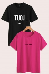 TUOJ + ČIA IR DABAR - MARŠKINĖLIŲ KOMPLEKTAS